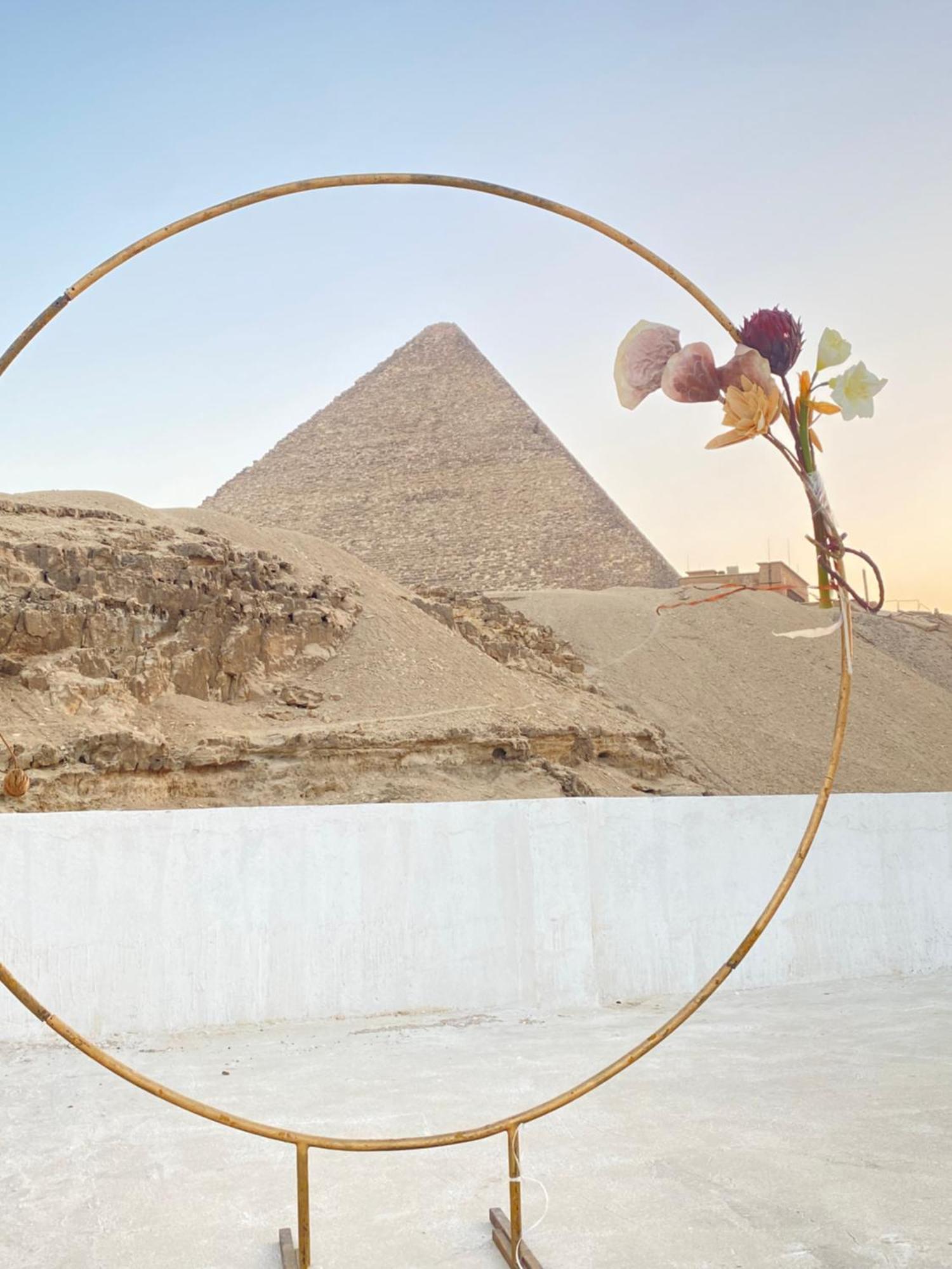 The Grand Pyramids View Hotel Kafret el-Gabal Eksteriør bilde