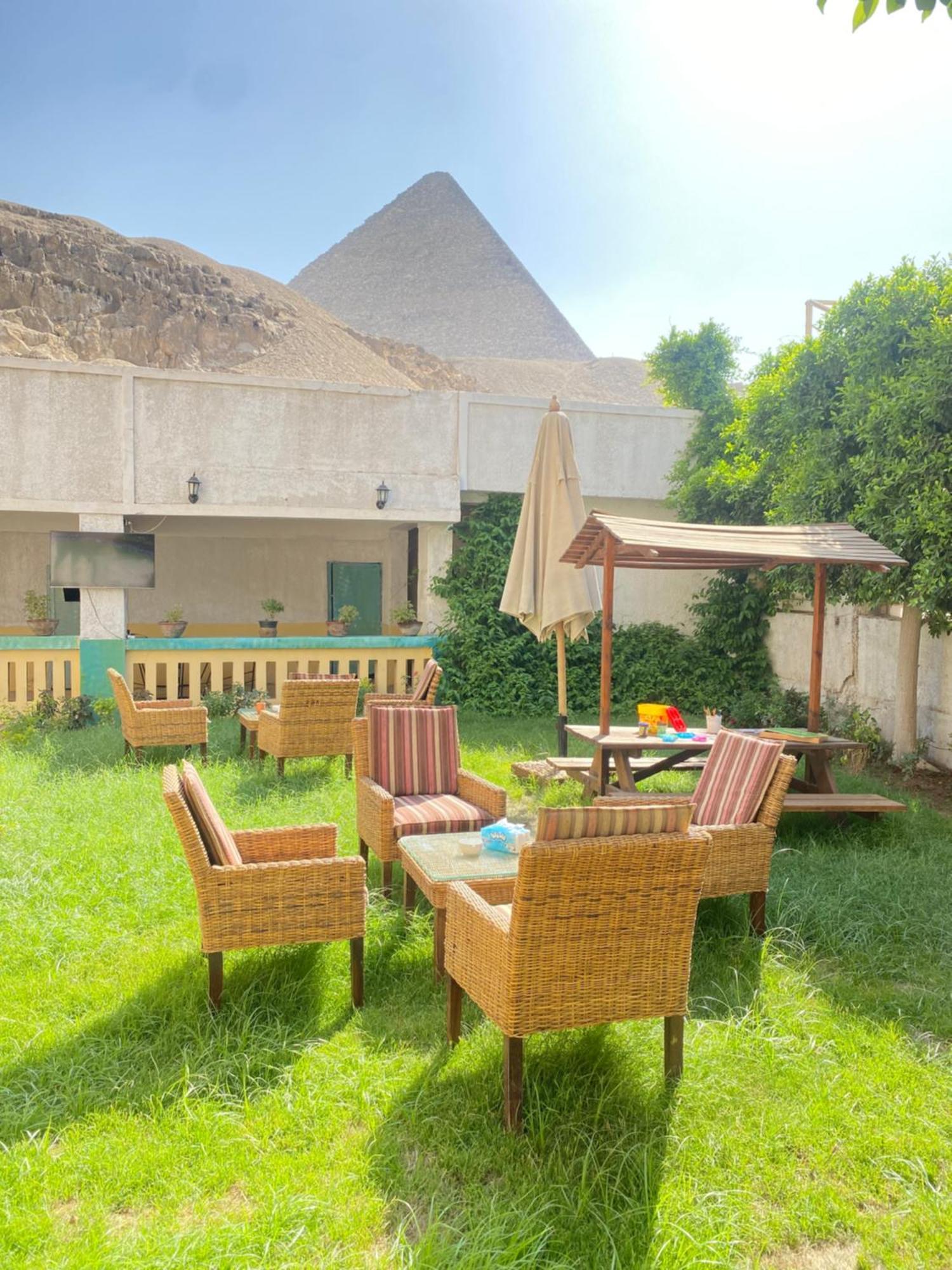 The Grand Pyramids View Hotel Kafret el-Gabal Eksteriør bilde