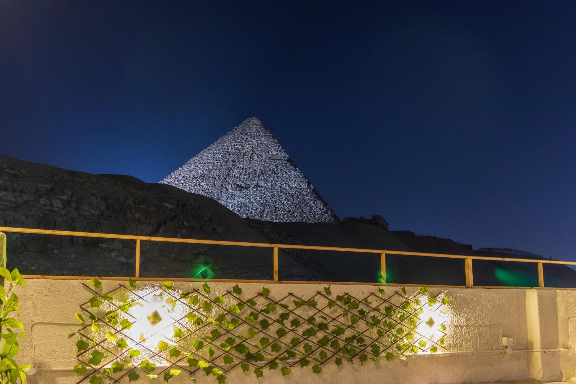 The Grand Pyramids View Hotel Kafret el-Gabal Eksteriør bilde