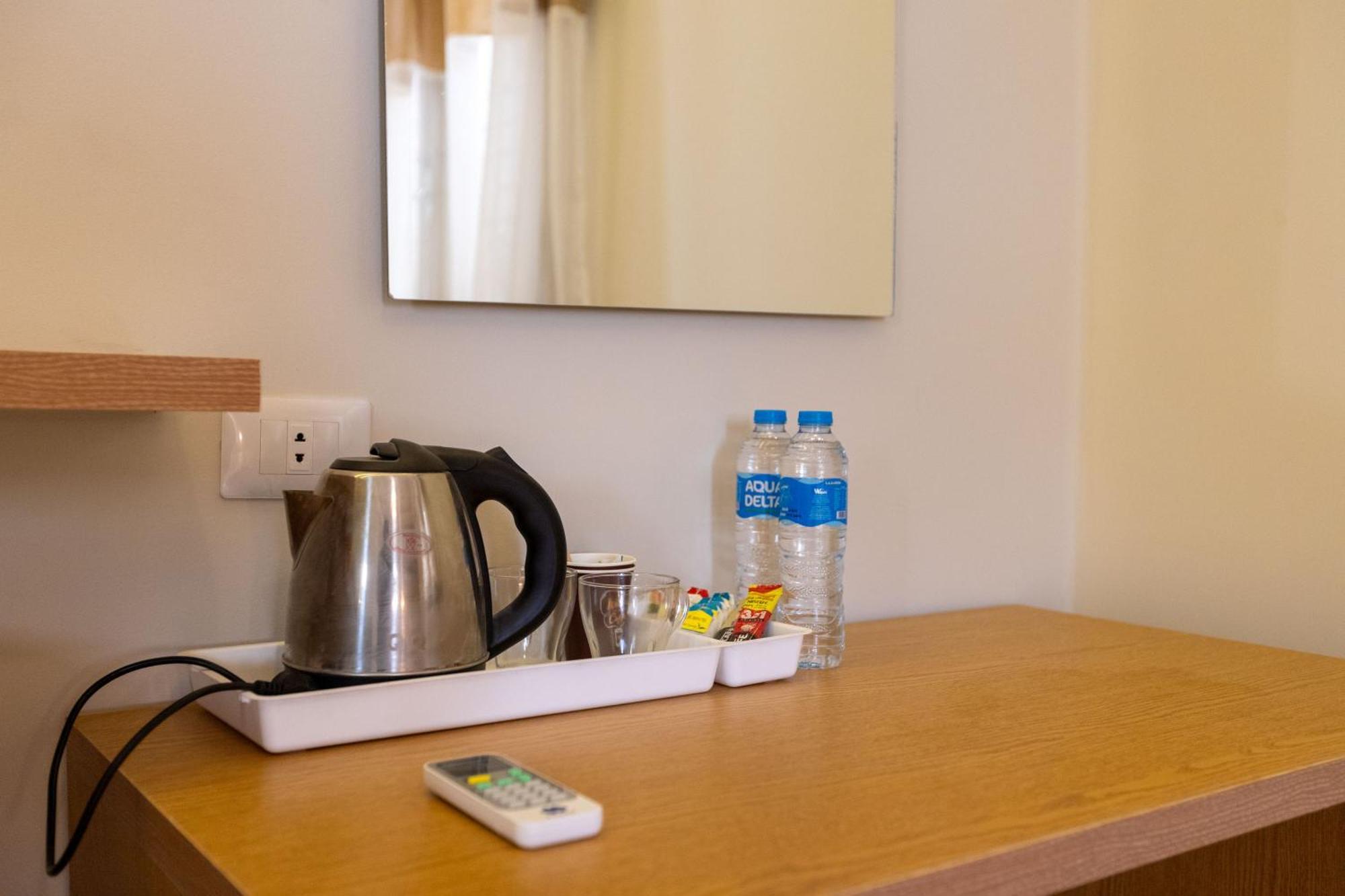 The Grand Pyramids View Hotel Kafret el-Gabal Rom bilde